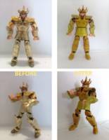 Leo Aiolia Aioria Die Cast Vintage Cloth Myth (Saint Seiya) Custom Action Figure