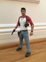 Nathan Drake (Red Baseball T-Shirt) (Uncharted) Custom Action Figure