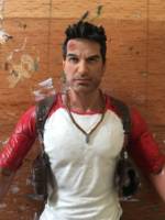 Nathan Drake (Red Baseball T-Shirt) (Uncharted) Custom Action Figure