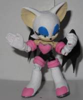 3D printed Rouge (Sonic) Custom Action Figure
