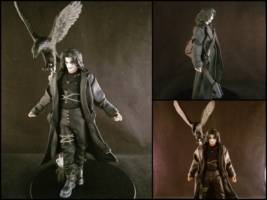 Eric Draven Mezco One:12 Style (Movie Maniacs) Custom Action Figure