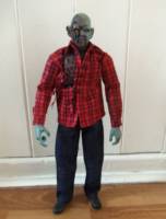 1/6 Airport Zomie (Plaid Shirt) figure. Dawn of the Dead (1978) (Horror) Custom Action Figure