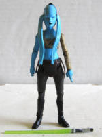 Pavalaguna - Diva Jedi - A Star Wars/Fifth Element Mashup (Fifth Element) Custom Action Figure [Front View]