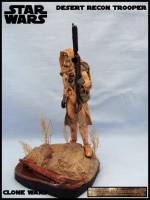 Desert Recon Clone Trooper (Star Wars Clone Wars) Custom Diorama / Playset