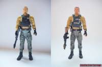 Rick Flag (Suicide Squad) Custom Action Figure [Rick Flag custom action figure before and after]