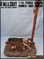 T-45 Power Armour and Dogmeat (Fallout) Custom Diorama / Playset