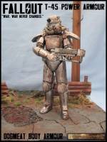 T-45 Power Armour and Dogmeat (Fallout) Custom Diorama / Playset