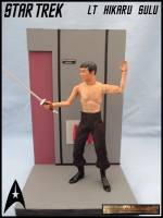 LT Hikaru Sulu with 2 in 1 Dio (Star Trek) Custom Diorama / Playset