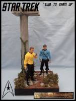 "Two to beam up" (Star Trek) Custom Diorama / Playset