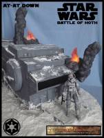 at-at down (Star Wars) Custom Diorama / Playset
