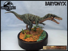 Baryonyx (Jurassic Park) Custom Diorama / Playset