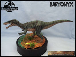 Baryonyx (Jurassic Park) Custom Diorama / Playset