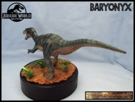 Baryonyx (Jurassic Park) Custom Diorama / Playset
