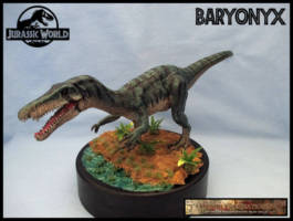 Baryonyx (Jurassic Park) Custom Diorama / Playset