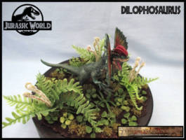Dilophosuarus (Jurassic Park) Custom Diorama / Playset