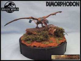 Dimorphodon (Jurassic Park) Custom Diorama / Playset
