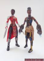 Shuri (repaint) (Marvel Legends) Custom Action Figure [Shuri repaint with Nakia]