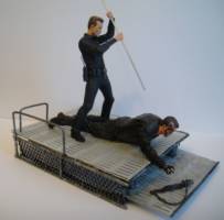 T-800 vs T.1000 (Terminator) Custom Diorama / Playset