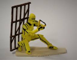Bruce Lee Storm Trooper (Star Wars Clone Wars) Custom Action Figure