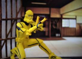 Bruce Lee Storm Trooper (Star Wars Clone Wars) Custom Action Figure