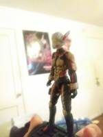 MCU Wasp 3.75 MK1 (Marvel Universe) Custom Action Figure [Other side view]