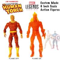 Human Torch (Original Golden Age) (Marvel Legends) Custom Action Figure