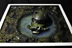 Gundam Exceed MS-06 Zaku II Head diorama (Gundam) Custom Diorama / Playset