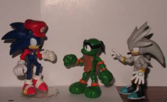 Troy the Turtle (Sonic) Custom Action Figure