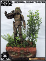 Imperial Jungle Trooper (Star Wars) Custom Diorama / Playset