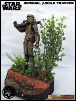 Imperial Jungle Trooper (Star Wars) Custom Diorama / Playset