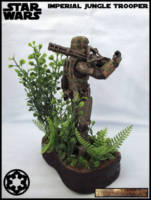 Imperial Jungle Trooper (Star Wars) Custom Diorama / Playset