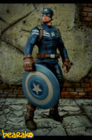 Stealth Suit Captain America (Marvel Universe) Custom Action Figure