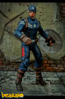 Stealth Suit Captain America (Marvel Universe) Custom Action Figure