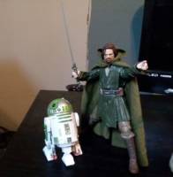 Jedi Corran Horn and Whistler (Star Wars) Custom Action Figure