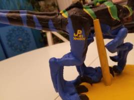 Alpha Raptor based on original chaos effect design. (Jurassic Park) Custom Action Figure