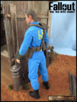 Vault Dweller in leather armour (Fallout) Custom Action Figure