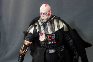 Damaged Darth Vader (Star Wars) Custom Action Figure