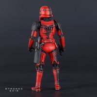 Crimson Stormtrooper Commander (Star Wars) Custom Action Figure