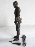 Carvallo Deel - Human Bounty Hunter (Star Wars) Custom Action Figure [Left View]