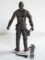 Carvallo Deel - Human Bounty Hunter (Star Wars) Custom Action Figure [Rear View]