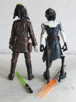 Predator vs Alien Jedi Sparring Pair (Alien vs Predator) Custom Action Figure [Rear View]