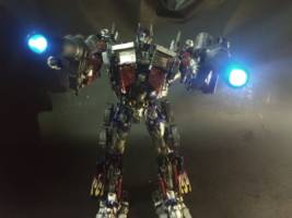 Optimus Prime LS-03 Black mamba  repaint (Transformers) Custom Action Figure