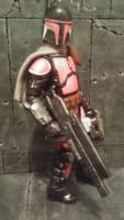 Breast Cancer Awareness Mandalorian (Star Wars) Custom Action Figure