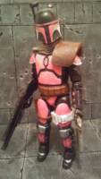 Breast Cancer Awareness Mandalorian (Star Wars) Custom Action Figure