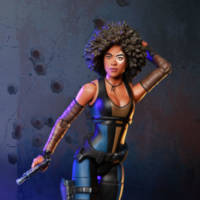 Domino (Deadpool 2) (Marvel Legends) Custom Action Figure