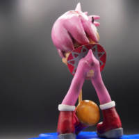 Custom Figure Amy Rose - Adult version (Sonic) Custom Miniature / Figurine