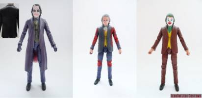 Joker (Arthur Fleck) (Batman) Custom Action Figure [Joker (Arthur Fleck) custom action figure before and after]