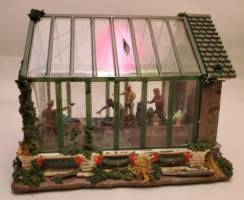 Greenhouse Graveyard (Walking Dead) Custom Diorama / Playset