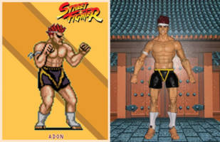 Adon (Street Fighter) Custom Action Figure