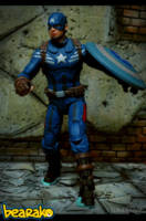 Stealth Suit Captain America (v2) (Marvel Universe) Custom Action Figure